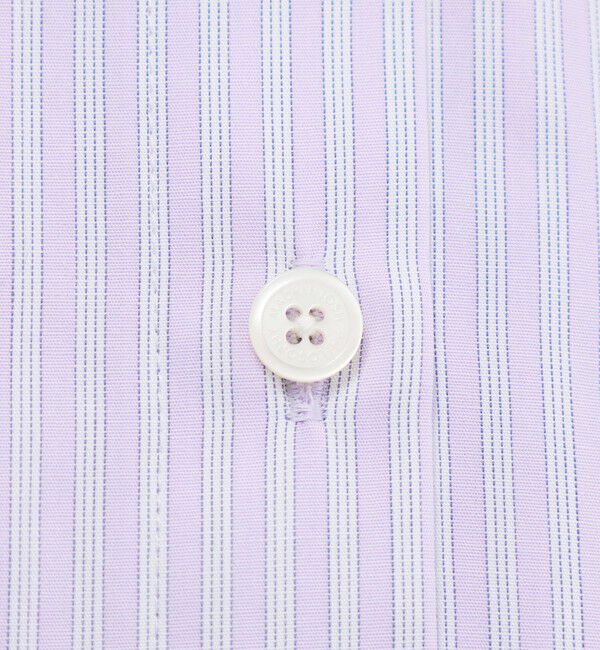 MACKINTOSH PHILOSOPHY「バンドカラーストライプハーフシャツ」|シャツ・ブラウス|