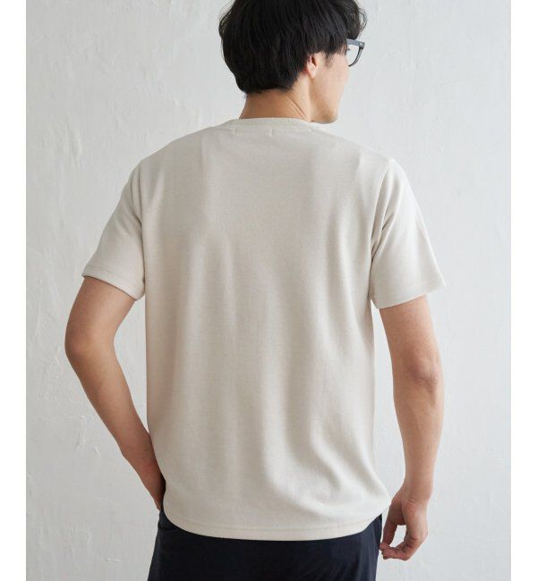 ikka「ニットコンビポンチTシャツ」|Tシャツ・カットソー|
