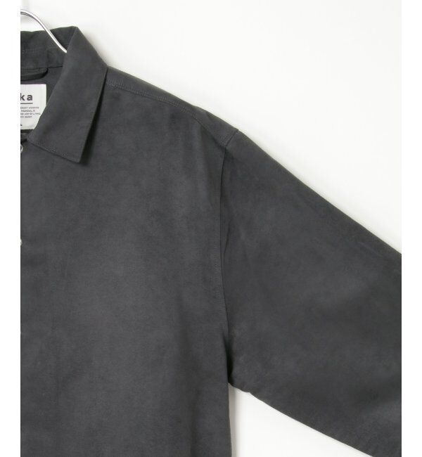 ikka「【親子おそろい】フェイクスエードシャウター」|シャツ・ブラウス|