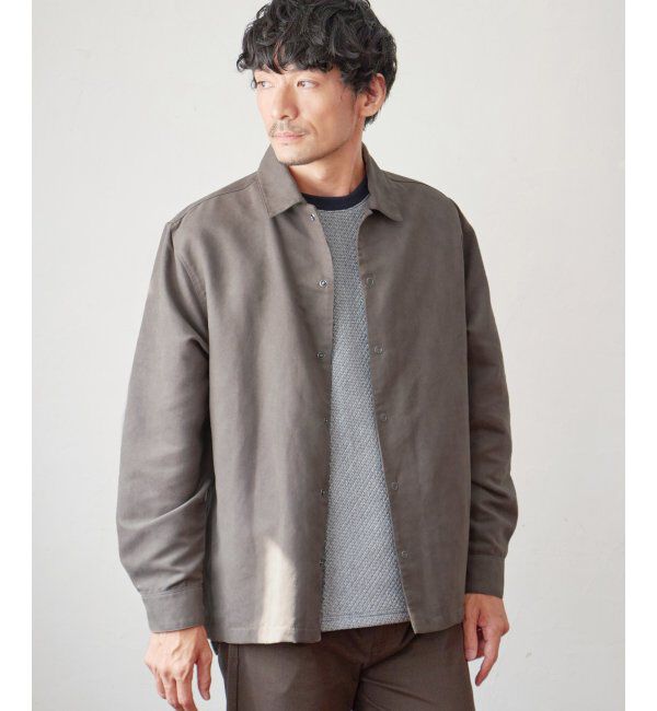 ikka「【親子おそろい】フェイクスエードシャウター」|シャツ・ブラウス|