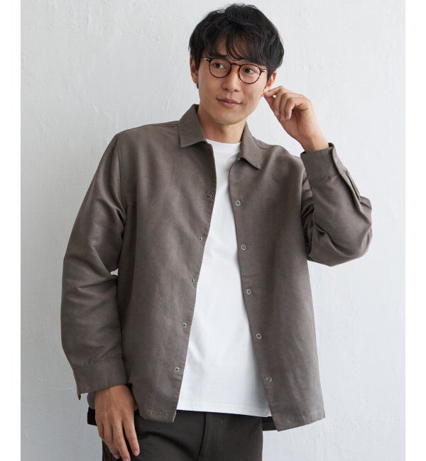 ikka「【親子おそろい】フェイクスエードシャウター」|シャツ・ブラウス|