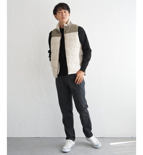 ikka「sorona(R)コンビ中綿ベスト」|ダウンベスト・ベスト|