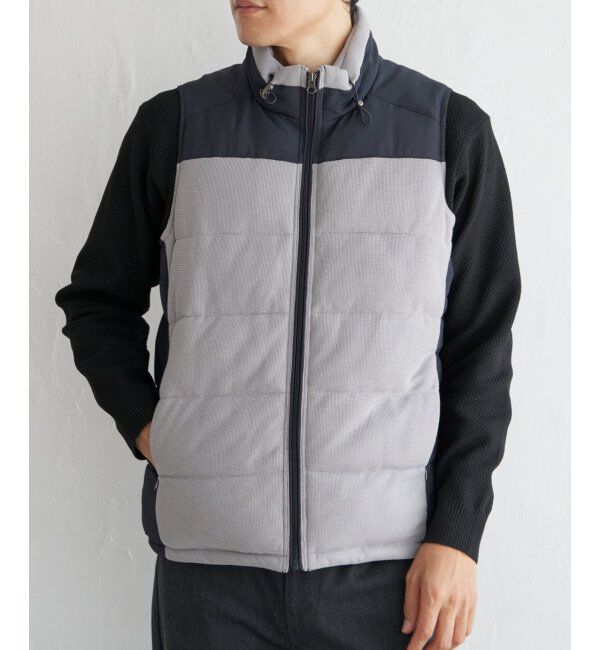 ikka「sorona(R)コンビ中綿ベスト」|ダウンベスト・ベスト|