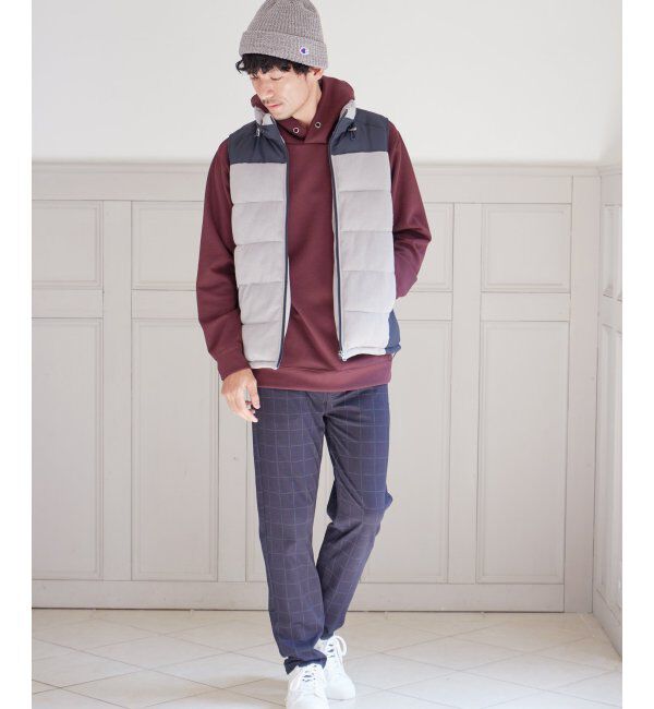 ikka「sorona(R)コンビ中綿ベスト」|ダウンベスト・ベスト|