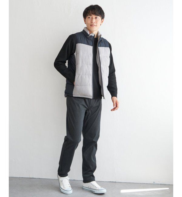 ikka「sorona(R)コンビ中綿ベスト」|ダウンベスト・ベスト|