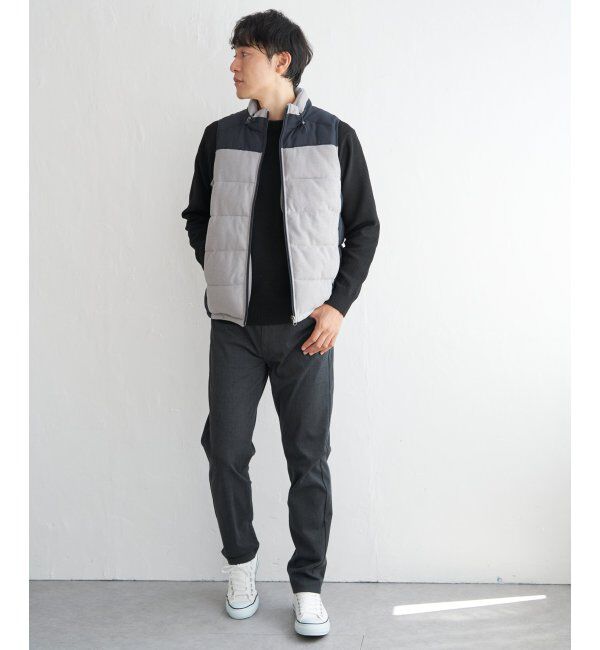 ikka「sorona(R)コンビ中綿ベスト」|ダウンベスト・ベスト|