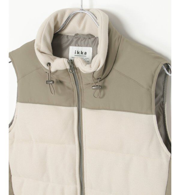 ikka「sorona(R)コンビ中綿ベスト」|ダウンベスト・ベスト|