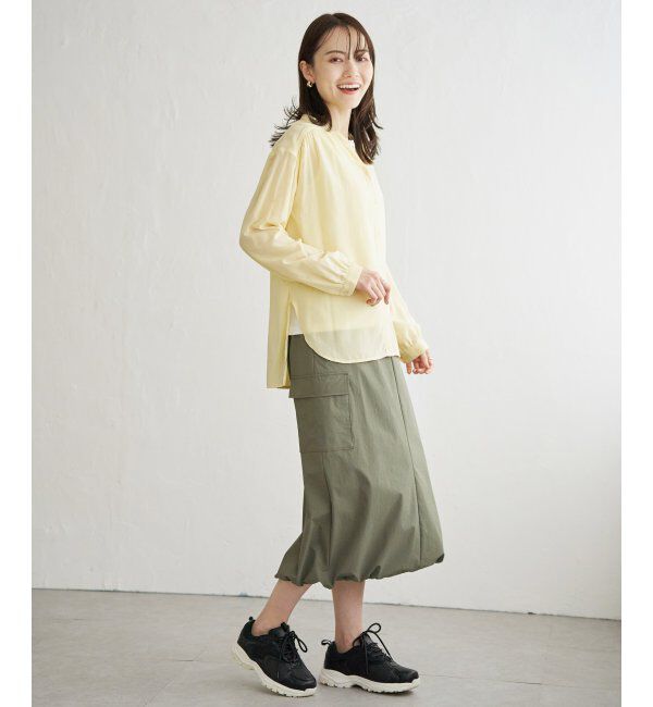 ikka「【雑誌InRed5月号掲載】シアーバックリボンブラウス」|シャツ・ブラウス|