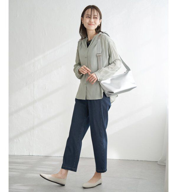 ikka「【雑誌InRed5月号掲載】シアーバックリボンブラウス」|シャツ・ブラウス|