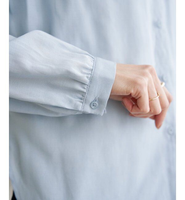 ikka「【雑誌InRed5月号掲載】シアーバックリボンブラウス」|シャツ・ブラウス|