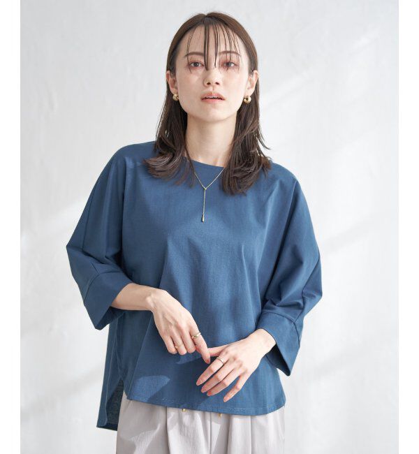 ikka「【雑誌InRed5月号掲載】【親子おそろい】梨地ジョーゼットドルマンプルオーバー」|その他|