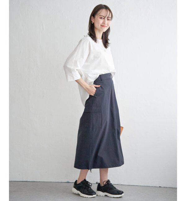 ikka「【雑誌InRed5月号掲載】【親子おそろい】梨地ジョーゼットドルマンプルオーバー」|その他|