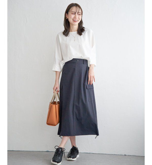 ikka「【雑誌InRed5月号掲載】【親子おそろい】梨地ジョーゼットドルマンプルオーバー」|その他|