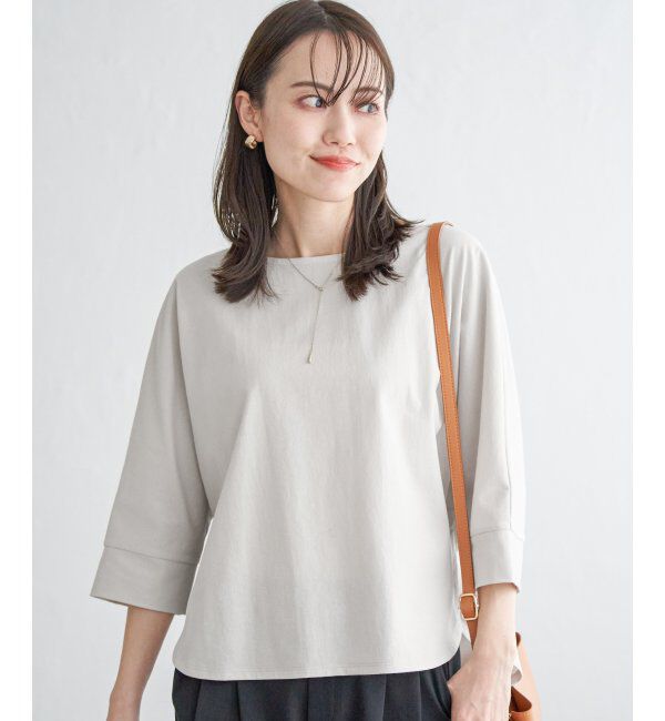 ikka「【雑誌InRed5月号掲載】【親子おそろい】梨地ジョーゼットドルマンプルオーバー」|その他|