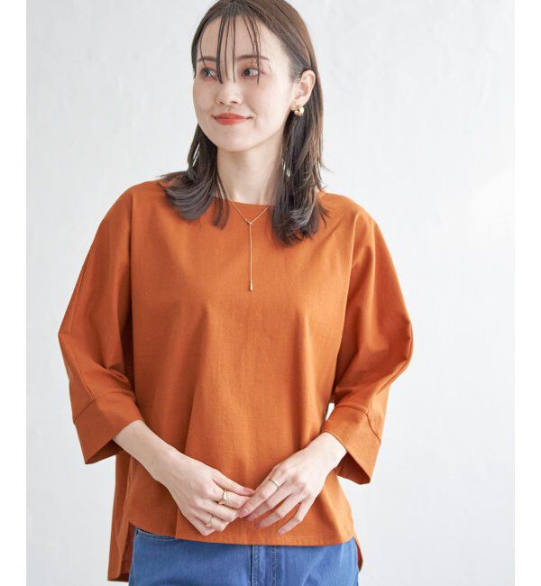 ikka「【雑誌InRed5月号掲載】【親子おそろい】梨地ジョーゼットドルマンプルオーバー」|その他|