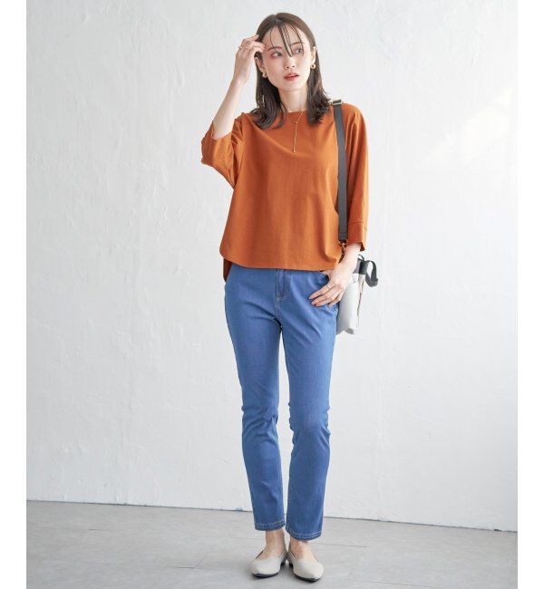 ikka「【雑誌InRed5月号掲載】【親子おそろい】梨地ジョーゼットドルマンプルオーバー」|その他|