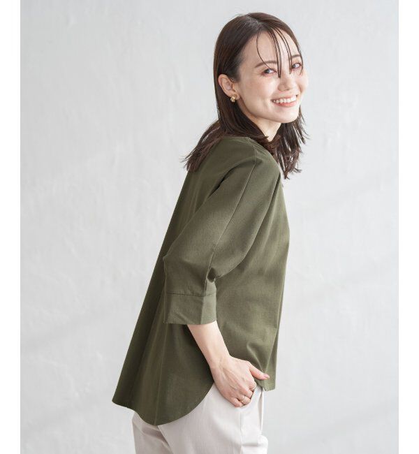 ikka「【雑誌InRed5月号掲載】【親子おそろい】梨地ジョーゼットドルマンプルオーバー」|その他|