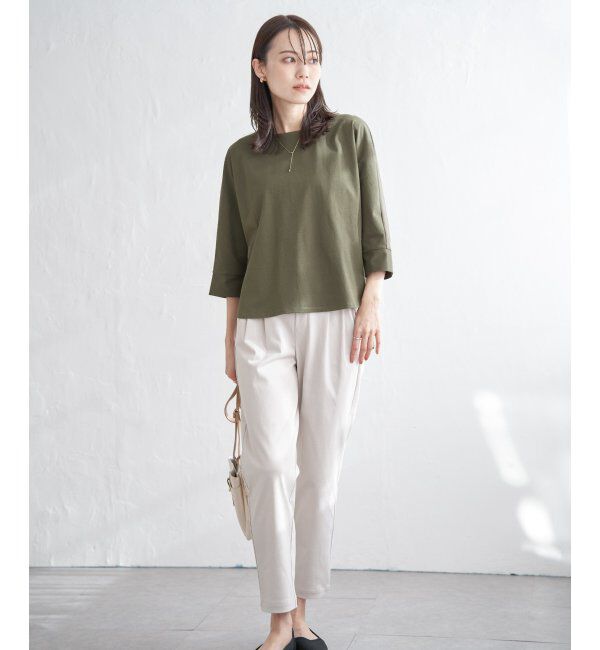 ikka「【雑誌InRed5月号掲載】【親子おそろい】梨地ジョーゼットドルマンプルオーバー」|その他|