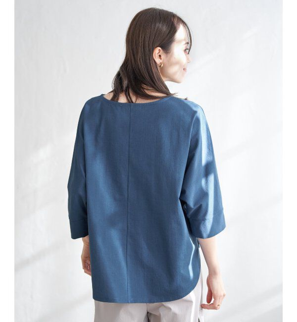 ikka「【雑誌InRed5月号掲載】【親子おそろい】梨地ジョーゼットドルマンプルオーバー」|その他|