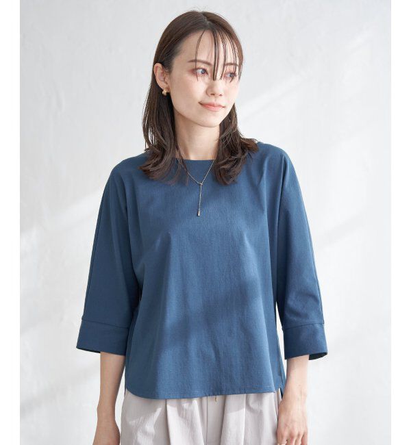 ikka「【雑誌InRed5月号掲載】【親子おそろい】梨地ジョーゼットドルマンプルオーバー」|その他|