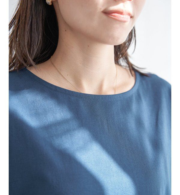 ikka「【雑誌InRed5月号掲載】【親子おそろい】梨地ジョーゼットドルマンプルオーバー」|その他|