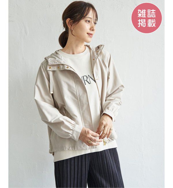 ikka「ピケライトマウンテンパーカ」|ブルゾン・スタジャン|アイボリー