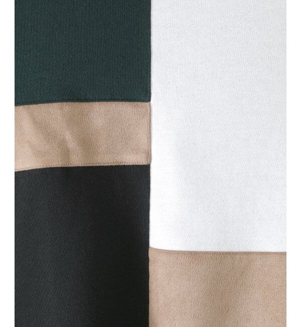 ikka kids「【親子コーデ】フェイクスエードブロックスプルオーバー（120~160cm）」|Tシャツ・カットソー|