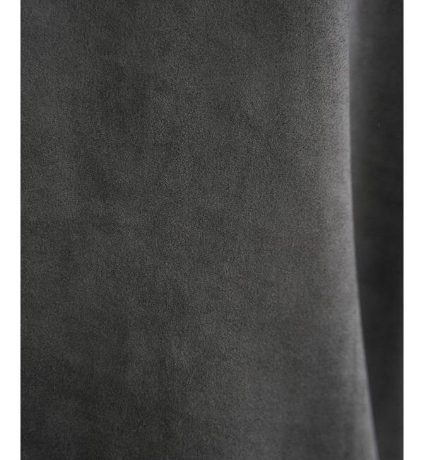 ikka「GOKU楽スエードジップルーイカラー」|パーカー|