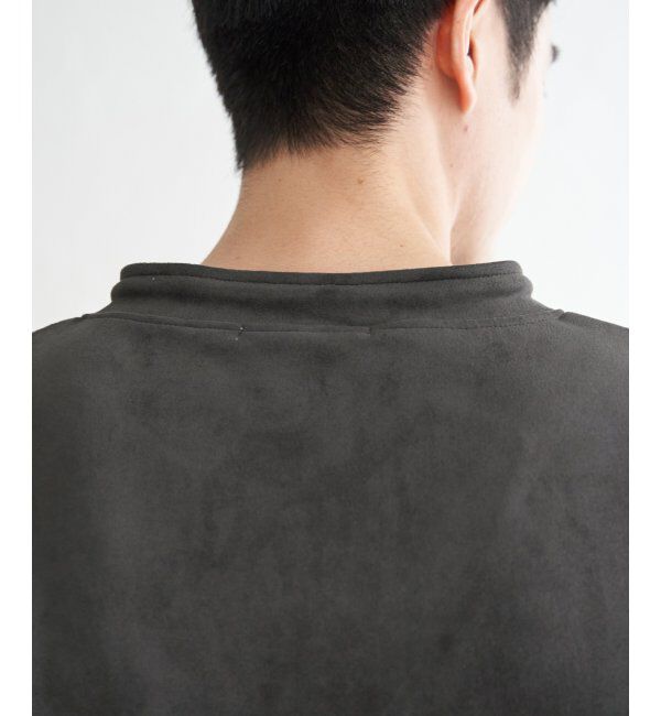 ikka「GOKU楽スエードジップルーイカラー」|パーカー|