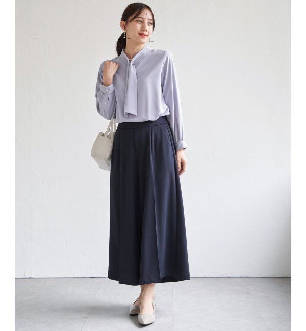 IKKA LOUNGE「ボータイデザインブラウス」|シャツ・ブラウス|