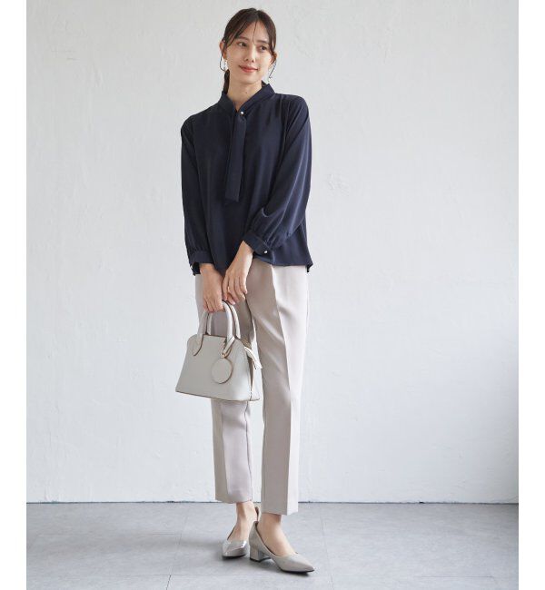 IKKA LOUNGE「ボータイデザインブラウス」|シャツ・ブラウス|