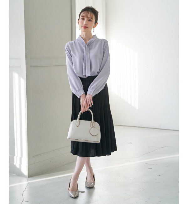 IKKA LOUNGE「ボータイデザインブラウス」|シャツ・ブラウス|