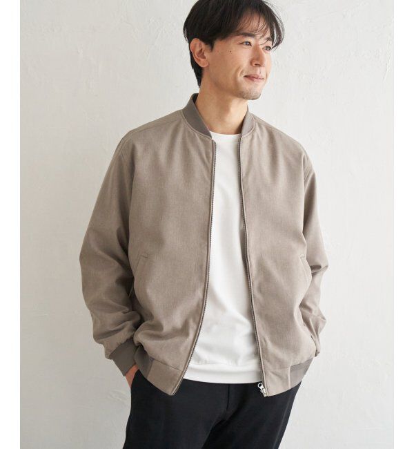 ikka「2wayライナー付きリブブルゾン」|ブルゾン・スタジャン|