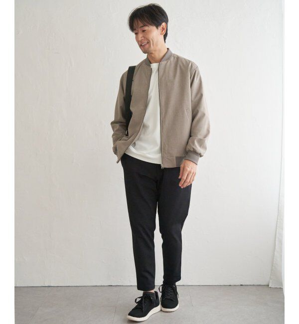 ikka「2wayライナー付きリブブルゾン」|ブルゾン・スタジャン|