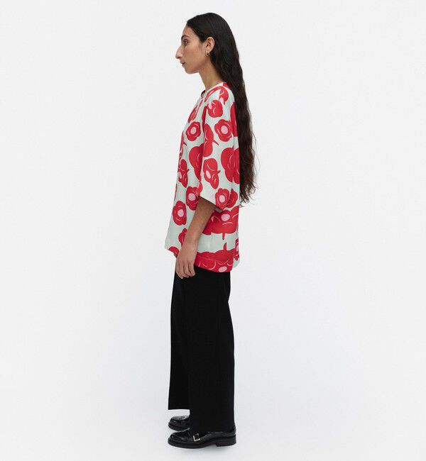Marimekko「【一部店舗・オンラインストア限定】Toinen Tumma ブラウス」|シャツ・ブラウス|