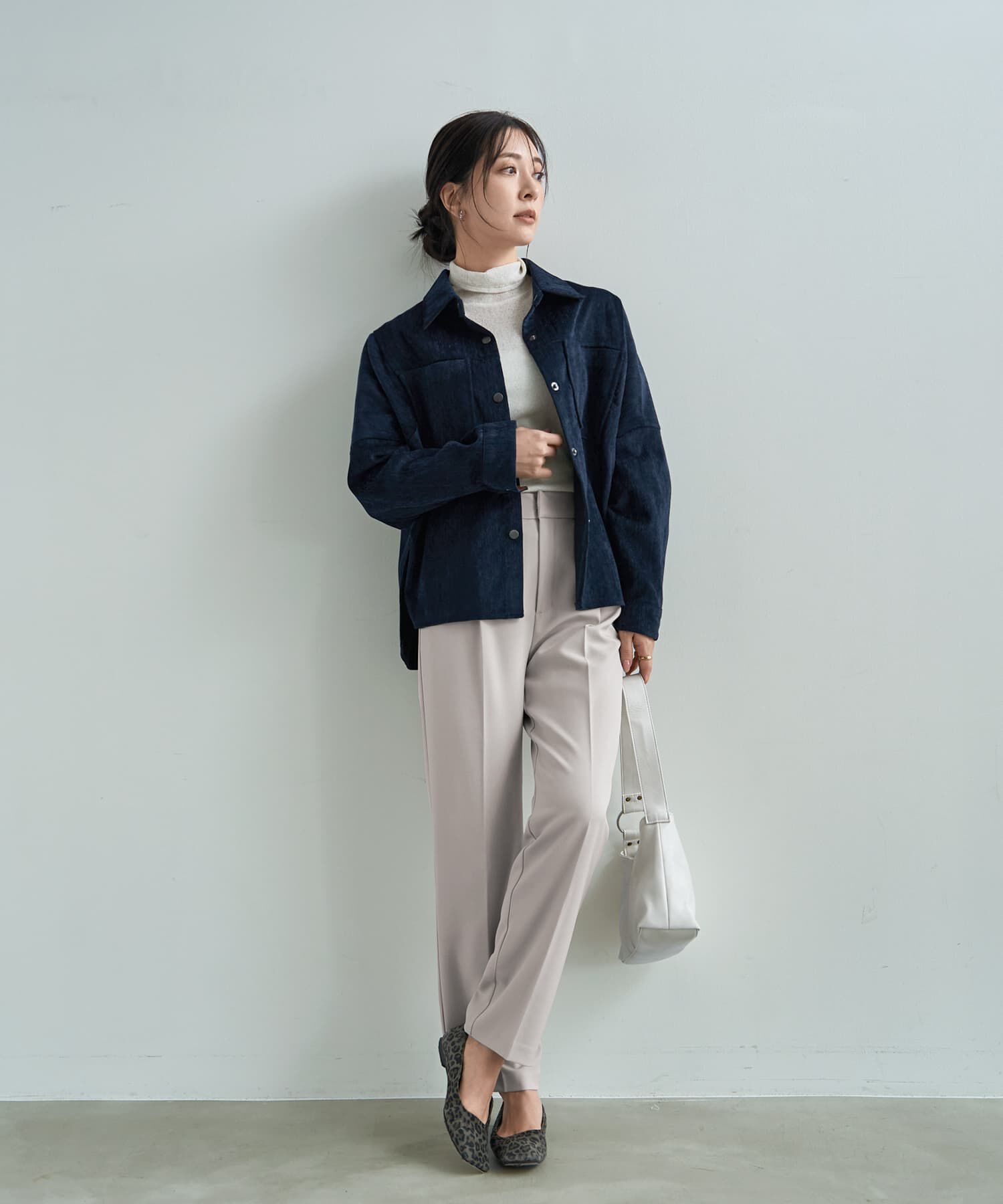 STYLE DELI「【LUXE】ベルベット調シャツ型ジャケット」|その他|