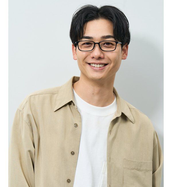  「スクエア型 メガネ | チタン 軽量 メタルフレーム 伊達メガネ ユニセックス ビジネス レンズ交換券付」|メガネ|