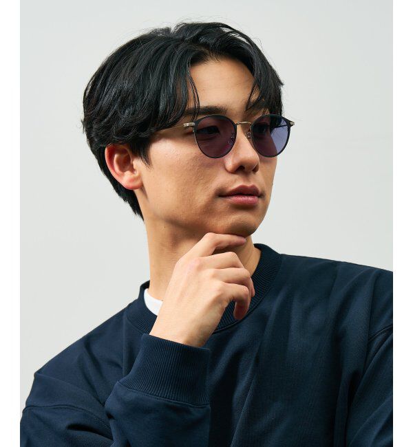  「ボストン型 調光サングラス｜UNITED ARROWS ﾚﾝｽﾞの色が変わる UVカット 紫外線対策 ユナイテッドアローズ」|サングラス|