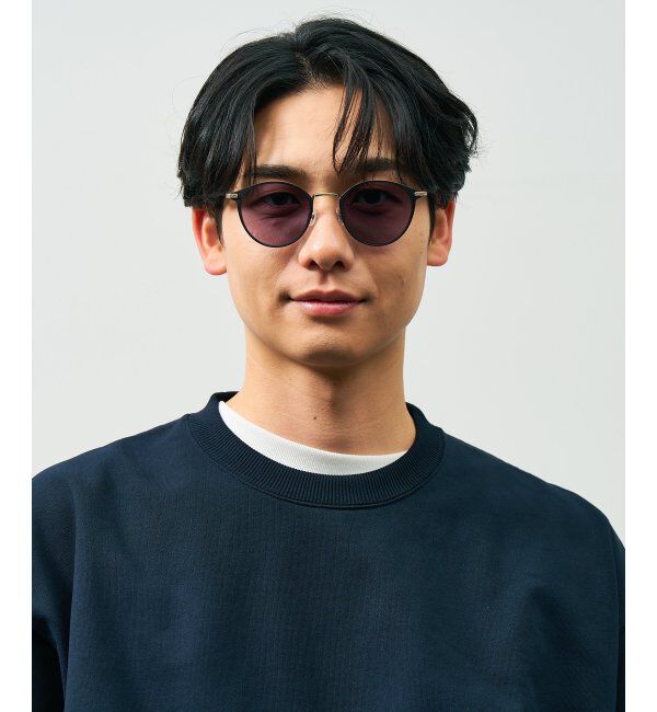  「ボストン型 調光サングラス｜UNITED ARROWS ﾚﾝｽﾞの色が変わる UVカット 紫外線対策 ユナイテッドアローズ」|サングラス|