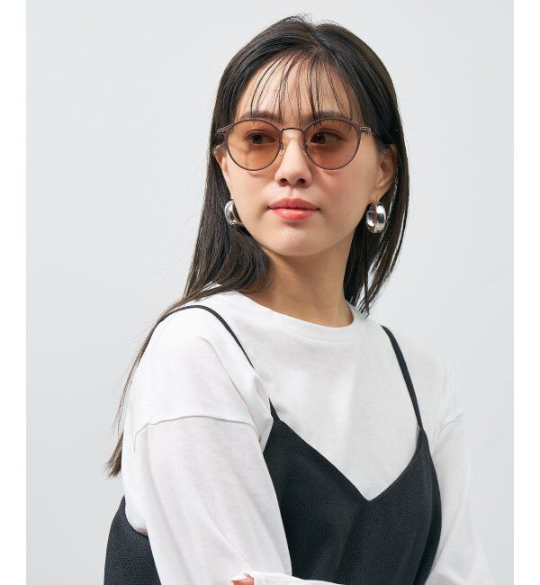  「ボストン型 調光サングラス｜UNITED ARROWS ﾚﾝｽﾞの色が変わる UVカット 紫外線対策 ユナイテッドアローズ」|サングラス|