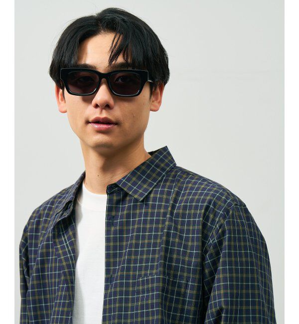  「SUNCUTGlasses/UV100%CUT サングラス カラーレンズ 太縁 紫外線対策 UVカット ユニセックス スポーツ」|サングラス|