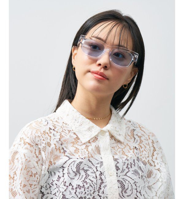  「SUNCUTGlasses/UV100%CUT サングラス カラーレンズ 太縁 紫外線対策 UVカット ユニセックス スポーツ」|サングラス|