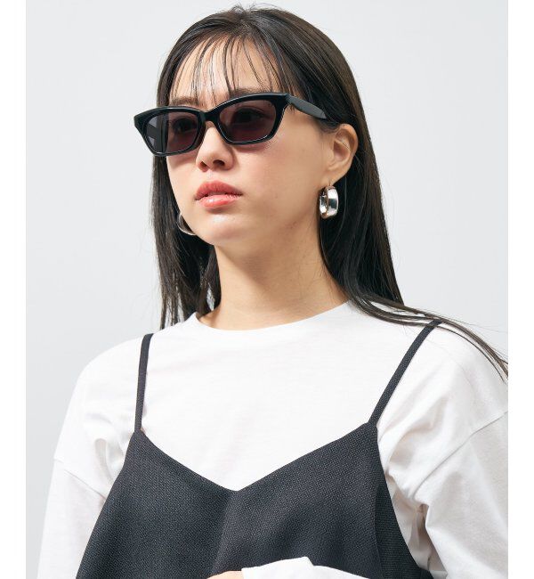  「SUNCUTGlasses/UV100%CUT サングラス カラーレンズ 太縁 紫外線対策 UVカット ユニセックス スポーツ」|サングラス|