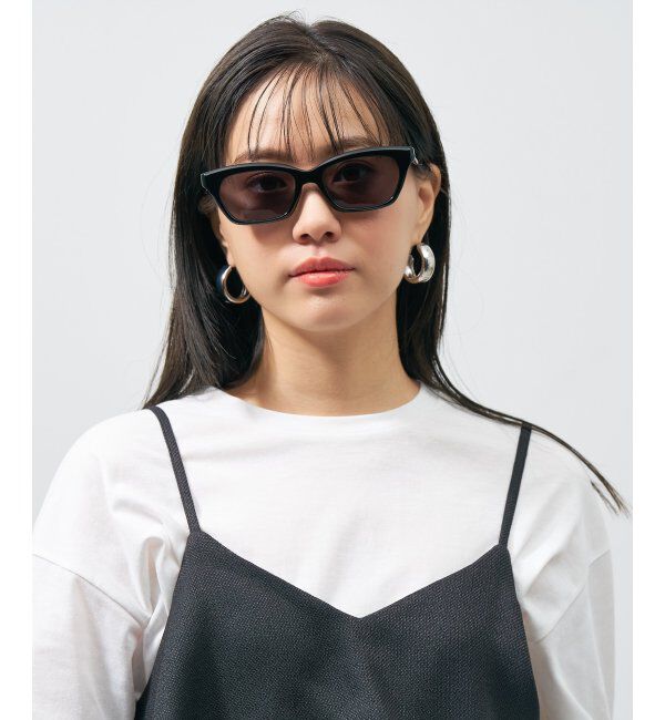  「SUNCUTGlasses/UV100%CUT サングラス カラーレンズ 太縁 紫外線対策 UVカット ユニセックス スポーツ」|サングラス|