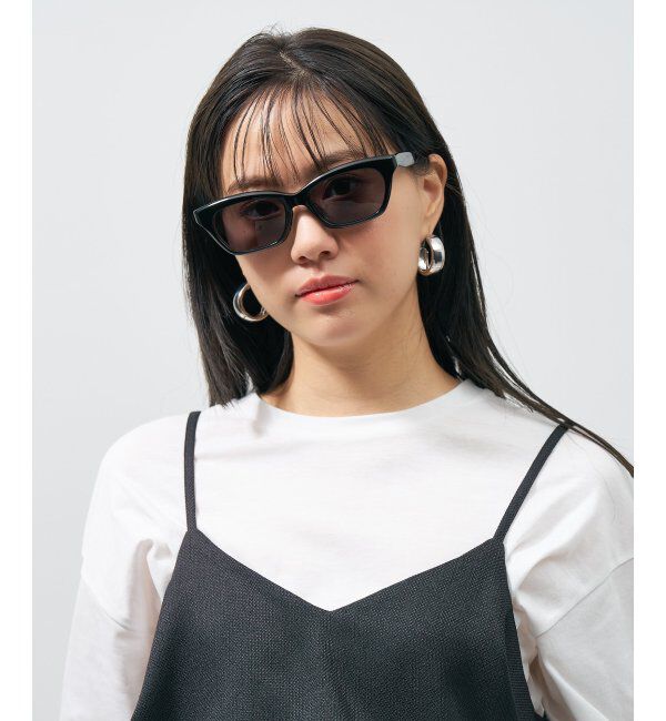  「SUNCUTGlasses/UV100%CUT サングラス カラーレンズ 太縁 紫外線対策 UVカット ユニセックス スポーツ」|サングラス|