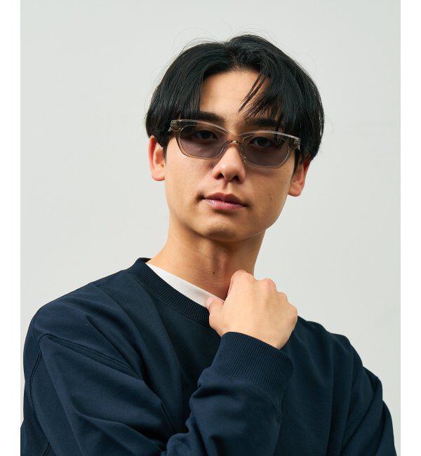  「SUNCUTGlasses/UV100%CUT サングラス カラーレンズ 太縁 紫外線対策 UVカット ユニセックス スポーツ」|サングラス|