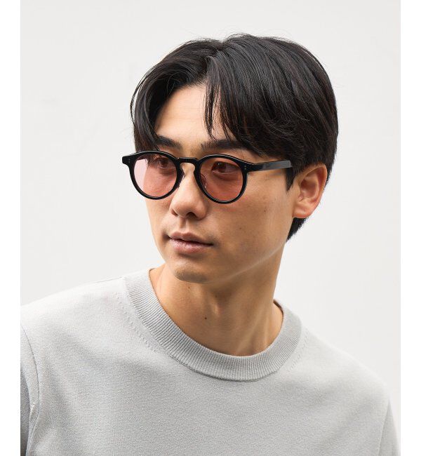  「SUNCUTGlasses/UV100%CUT サングラス カラーレンズ  紫外線対策 UVカット スタイリッシュ ユニセックス」|サングラス|