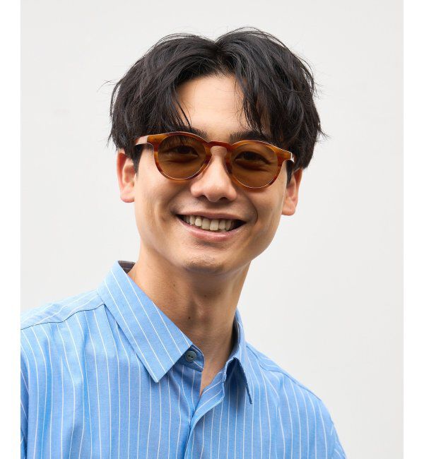  「SUNCUTGlasses/UV100%CUT サングラス カラーレンズ  紫外線対策 UVカット スタイリッシュ ユニセックス」|サングラス|