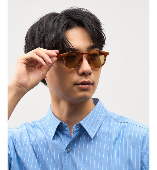  「SUNCUTGlasses/UV100%CUT サングラス カラーレンズ  紫外線対策 UVカット スタイリッシュ ユニセックス」|サングラス|