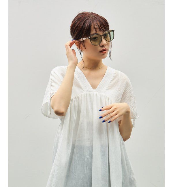  「SUNCUTGlasses/UV100%CUT サングラス｜ラバーテンプル｜ズレ落ち防止｜カラーレンズ｜紫外線対策 UVカット」|サングラス|